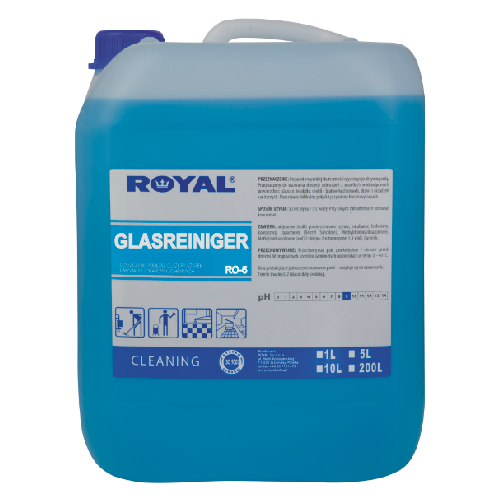 Płyn do mycia szyb na bazie alkoholu Glas 10 l Royal